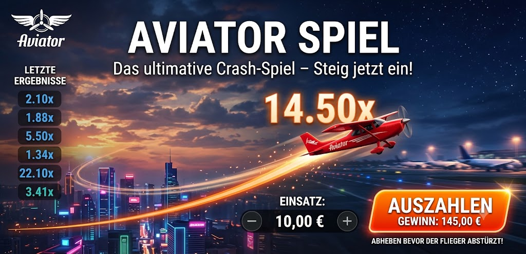 Aviator Crash Spiel von Spribe